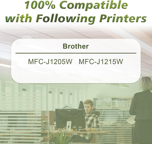 LC404 Ink Cartridges for Brother Printer Compatible Replacement for LC404 LC 404XL for MFC-J1205W MFC-J1215W