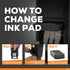 ZIGEL D10 Office Date Stamp - Self Inking Black Date Stamp