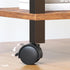 TUTOTAK 2 PS01BB001 Tier Printer Stand, Rolling Printer Cart with Power Outlets and USB Ports, Mobile Printer Table