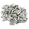 Baomain 100-Pack AWG 6/16mm² Long: 18mm Copper Crimp Connectors – Non-Insulated Ferrule Pin Terminals