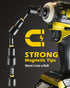 Tugote 61PCS Set 1/4'' Nutsetter, S2 Impact Nut Driver - Magnetic Deep Nut Drivers for Drills Metric & SAE, Socket