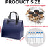 100 9.5 6 10 Pcs Insulated Take Away Bags, Disposable Lunch Bags For Food Takeaways, Coffee, Milk Tea, Seafood, Pizza