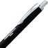 Pentel Glidewrite Executive Ballpoint Pen, 1.0mm Medium, Black Metal Barrel, Black Ink, Pack of 1 (BX970ABP)