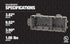Southwire MSBMMT5G 5 Gang Multi Mount Device Box, Heavy Duty 42lb, Depth Adjustable, Gray