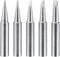 uxcell Lead-free Soldering Iron Tip Flat Edge Replacements, 5Pcs for Soldering Station