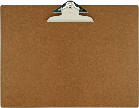 Professional Hardboard Clipboard - 17" x 11" Paper Holder, Jumbo Clip, Moisture Resistant, Made in USA