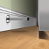 Door Stop 2 Pack, Long 6 Inch Modern Brushed Metal Doorstop with Mute Rubber Tip, Heavy Duty