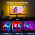 4-Side 24-32inch (4-Side 27inch) Monitor LED Backlights, LED Strip Light Sync with Screen Color/Music, Computer Light