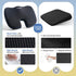 Mureon Seat Cushion for Office Chairs, Large Memory Foam Cushion for Car, Pressure Relief Ergonomic Chair Cushion