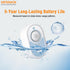 VETOUCH 100dB 3-Pack Water Leak Detector with Loud Alarm, Siren & LED Flash, Water Sensor Alarm for Home, Basement