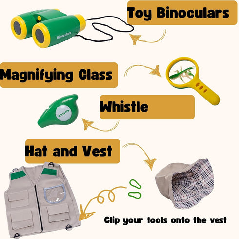 MAVE SPARKS 63 Kids Bug Catching Kit PCS Bug Catcher Kit with Bug Cage, Kid Explorer Kit, Outdoor Explorer Kit, Bug