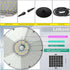 Latband 198LED 1200LM 5 IP65 16.5ft Solar Shed Light Solar Powered Motion Sensor Light, Modes Remote Control