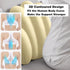 Tophacker Seat Cushion & Lumbar Support Pillow for Office Chair, Memory Foam Car Seat Cushions Back Support Pillows