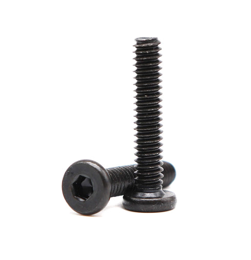 binifiMux 12pcs Black Hex Socket Cap Screws Bolts, 1/4-20 x 1" to 3-1/2" for Furniture, Full Thread