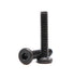binifiMux 12pcs Black Hex Socket Cap Screws Bolts, 1/4-20 x 1" to 3-1/2" for Furniture, Full Thread