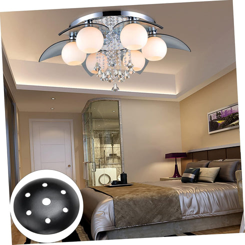 4pcs Ciieeo Lamp Base Ventilation Easy to Install Chassis for Chandelier and Desk Lamp Material Suitable for Diy