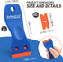 2 Pack 100Pcs DIYSELF Plastic Razor Blade Scraper, Extra Plastic Razor Blades Refills, Plastic Scraper Tool, Razor