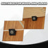 100 Closet PATIKIL Plastic Corner Braces, Pcs Black L-Brackets Furniture Angle Code Bracket with Screws for Wood Shelf