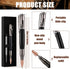 Chinco 2 Pieces Bolt Action Pen - Wood Ballpoint Solid Brass Bullet Shaped Metal Pen with 2 Refills and Present Boxes