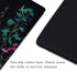 Apottwal Black Beauty Blue Flowers Plants Mouse Pad,Brightly Colored Unique Design Computer Mousepad with Non-Slip