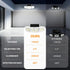 3 156 IP65 1 Pack INCX Solar Motion Sensor Lights Outdoor, Heads Security Lights Solar Powered, LED Flood Light Motion