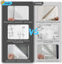 Static Cling Dry Erase Sheets, Removable Reusable Whiteboard Poster Paper for Wall, Portable White Board