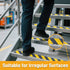 LifeGrip Non-Slip Tape, Aluminum-Backed, 2" X 15', Yellow/Black Safety Grip Anti-Slip
