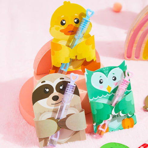 JOYIN 36 Pcs Valentines Day Gifts Cards | Animal Designs Greeting Cards Candy Holder for Kids | Classroom Exchange