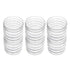 30 Pack 90 x 15mm Plastic Petri Dishes with Lids, Sterile Culture Dishes for Science Projects