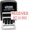 Mark 2000 Self-Inking Rubber Date Office Stamp with Received Phrase & Date, Red Ink (Handy-Dater S160), 12-Year Band