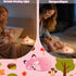 20 Dimmable Fox Lamp for Girls, Pink Silicone Squishy Fox Shaped, Mins Auto-Off Rechargeable Night Light, Fox Gifts