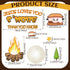 Outus 105 Pieces Jesus Loves You S'More Bulletin Board Set Sunday Decorative School Decorations Religious Bulletin Board for Wall Classroom School Decor by Outus