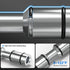 TAILONZ PNEUMATIC 1/4"NPT 5 Way 3 Position Air Hand Lever Operated Valve, Manual Control Push-Pull