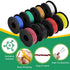 22 Gauge Wire 160FT, 8 Colors Each 20FT 22AWG Hook Up Wire Kit for DIY Electronics and Automotive Power Wiring