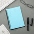 Eaasty 6 Pack Spiral Notebook, 5 x 7 Inch, College Ruled, Colored Paper, 80 Sheet/Pack for School Office
