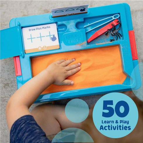 Set Chuckle & Roar - Sensory Bin - Tactile Learning for Toddlers - Montessori Preschool Activities - Plastic Storage