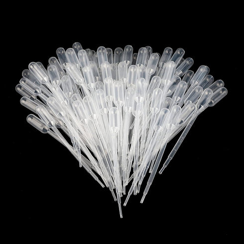 KINGLAKE Plastic Transfer Pipettes, 1ml, Essential Oils Pipettes, Pack of 100
