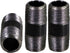 1/2 x 1.5 Inch Black Steel Pipe (10-Pack) - Heavy Duty Industrial Malleable Iron Pipes for DIY Furniture