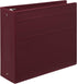 Carstens 4-Inch Heavy Duty 3-Ring Binder, Side Opening, Wine, Holds 600 US Letter Sheets, Made in USA