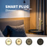 Zwave Smart Light Dimmer Outlet, Z-Wave Plug-in Socket, Built-in Repeater, Requires Z Wave Hub, Works with SmartThings,