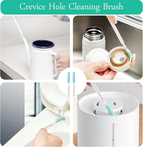 Small Cleaning Brushes for Household Cleaning, Crevice Tool Set for Window Tracks, Humidifier, Keyboard