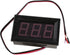 3-Wire Digital Voltmeter DC 0.00-30.0V with Green LED Display and Reverse Polarity Protection
