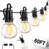 ZJOJO 60FT Outdoor String Lights, G40 Globe Lights with 30 Shatterproof LED Bulbs, 2700K Waterproof Patio Light