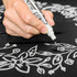 CHALKY CROWN Liquid Chalk Marker Pen - Dry Erase Marker for Chalkboard Signs, Windows, Glass, 6mm Reversible Tip