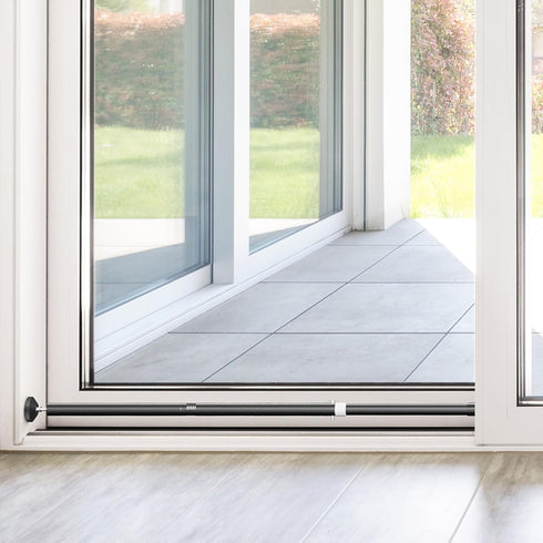 CZMIYRPY 2-in-1 Security2Pack Sliding Door Security Bar and Sliding Glass Door Stoppers Security for Patio, Home, Hotel