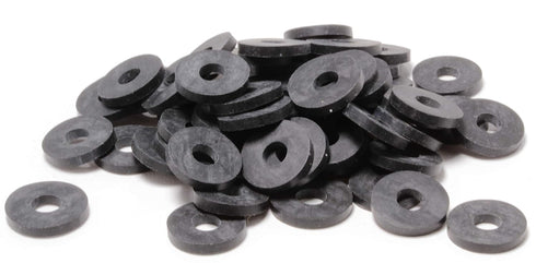 100 Pack EPDM Rubber Flat Washers - 5/8" OD, 3/32" Thickness, UV Resistant Neoprene Washers for Indoor/Outdoor