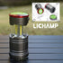 Lichamp 2 Pack LED Camping Lanterns, Battery Powered Flashlight for Power Outages and Camping Supplies