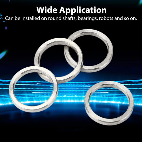 10Pcs Metal Washer Assortment, Stainless Steel Hardware Accessory Part Set Kit, 15mm OD 12mm ID Washer Set