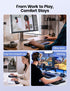 meatanty Set, Keyboard and Mouse Wrist Rest Ergonomic Wrist Pad Support, Computer Hand Palm Rest Combo, Memory Foam