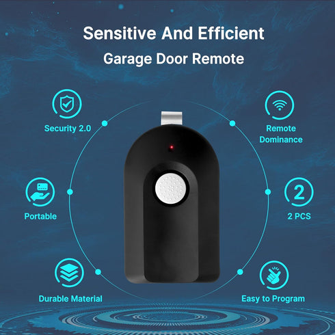 CreaCity 2 1, GIT-1 390MHZ 1-Button Replacement for Genie & Overhead Door Garage Door Opener Remote, Intellicode